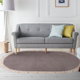 Conceptum Alfombrilla de Baño Gris 100 x 120 cm